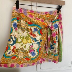 Spell Multicolor Bohemian Wrap Skirt